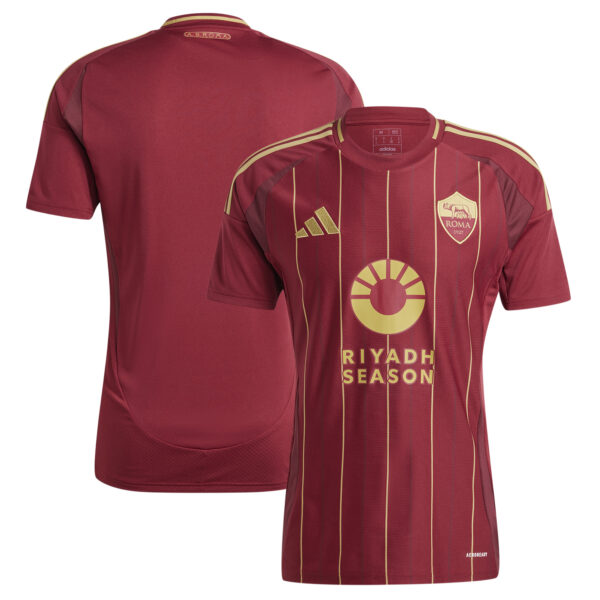 Men's adidas  Burgundy AS Roma 2024/25 Home Replica Jersey