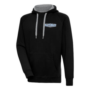 Men's Antigua Black Stewart-Haas Racing Victory Pullover Hoodie