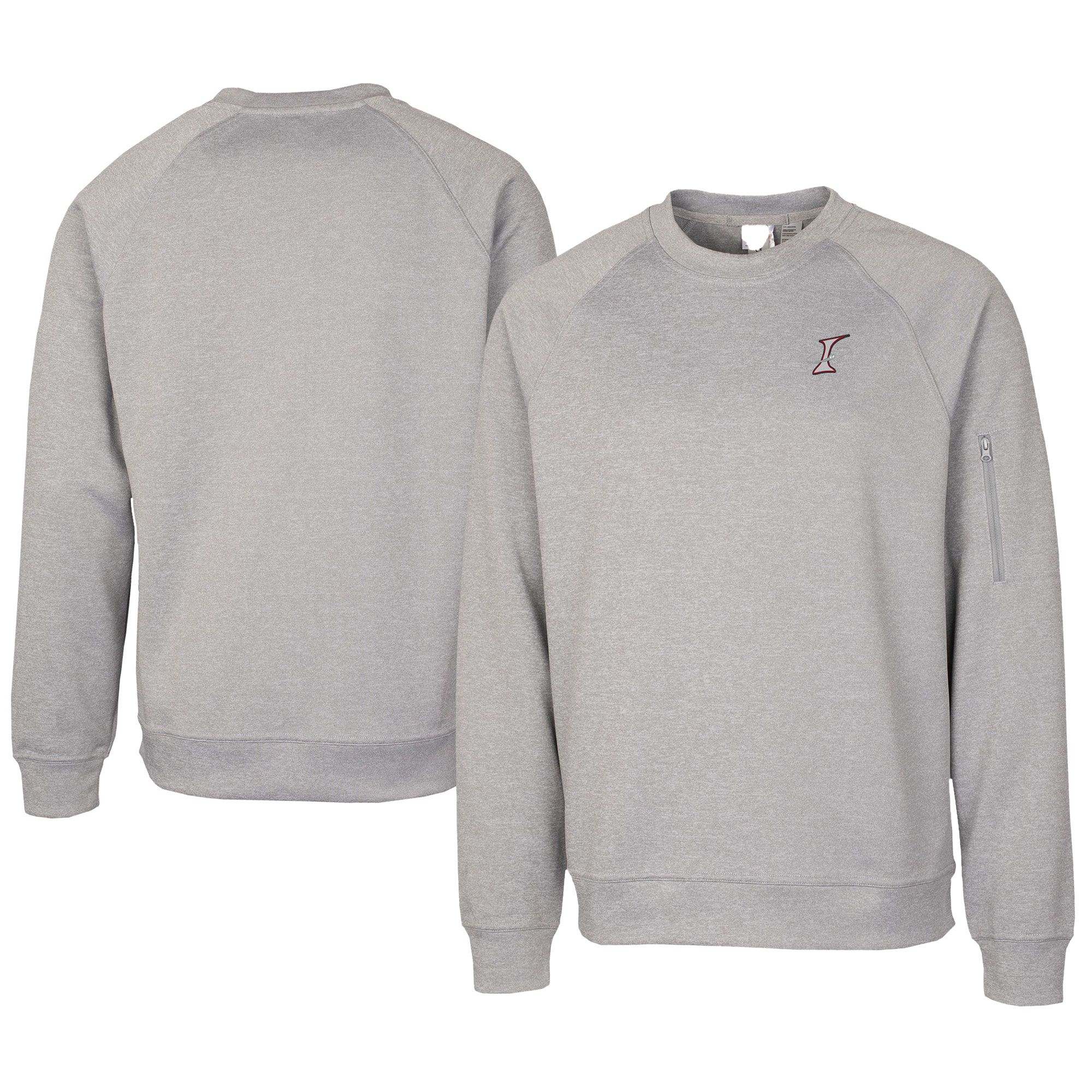 Unisex Cutter & Buck Gray Albuquerque Isotopes Clique Lift Eco Performance Sweatshirt