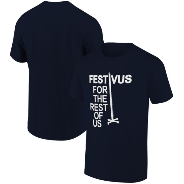 Men's Ripple Junction Navy Seinfeld Festivus For The Rest Of Us Holiday Graphic T-Shirt