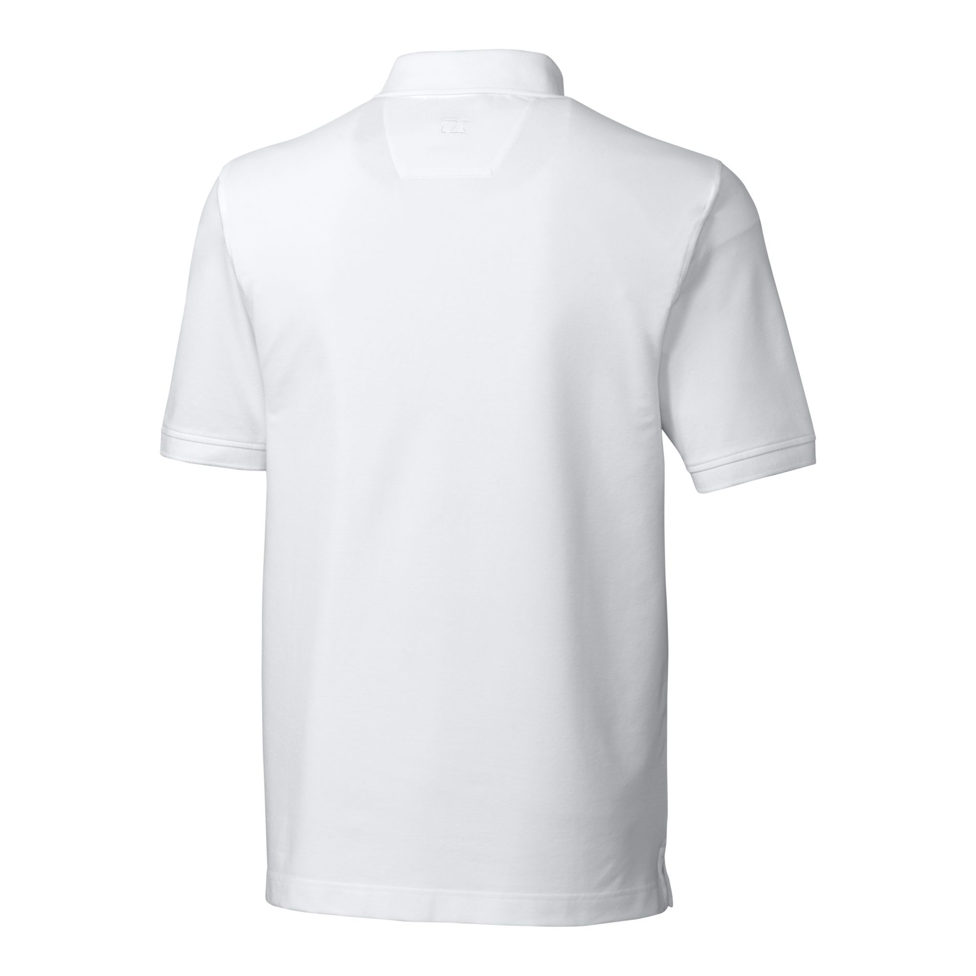 Men's Cutter & Buck White Texas Rangers City Connect Advantage Tri-Blend Pique Polo - Image 4