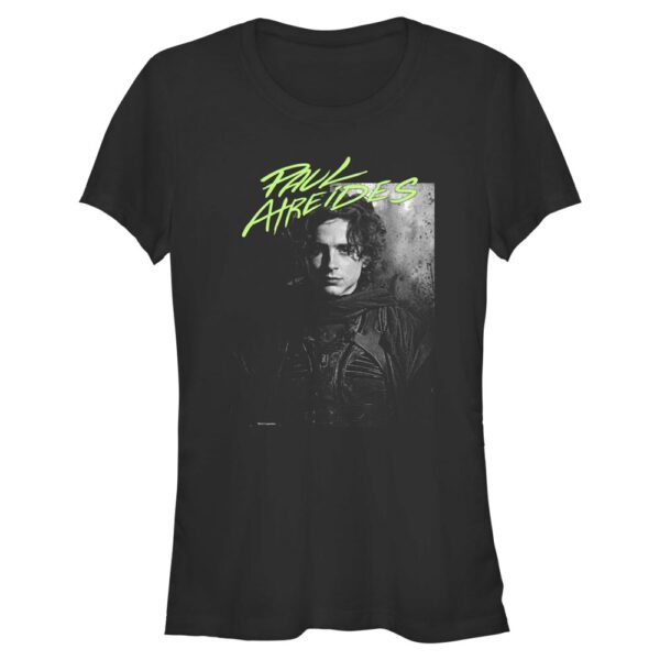 Women's Mad Engine Black Dune Paul Portrait Graphic T-Shirt