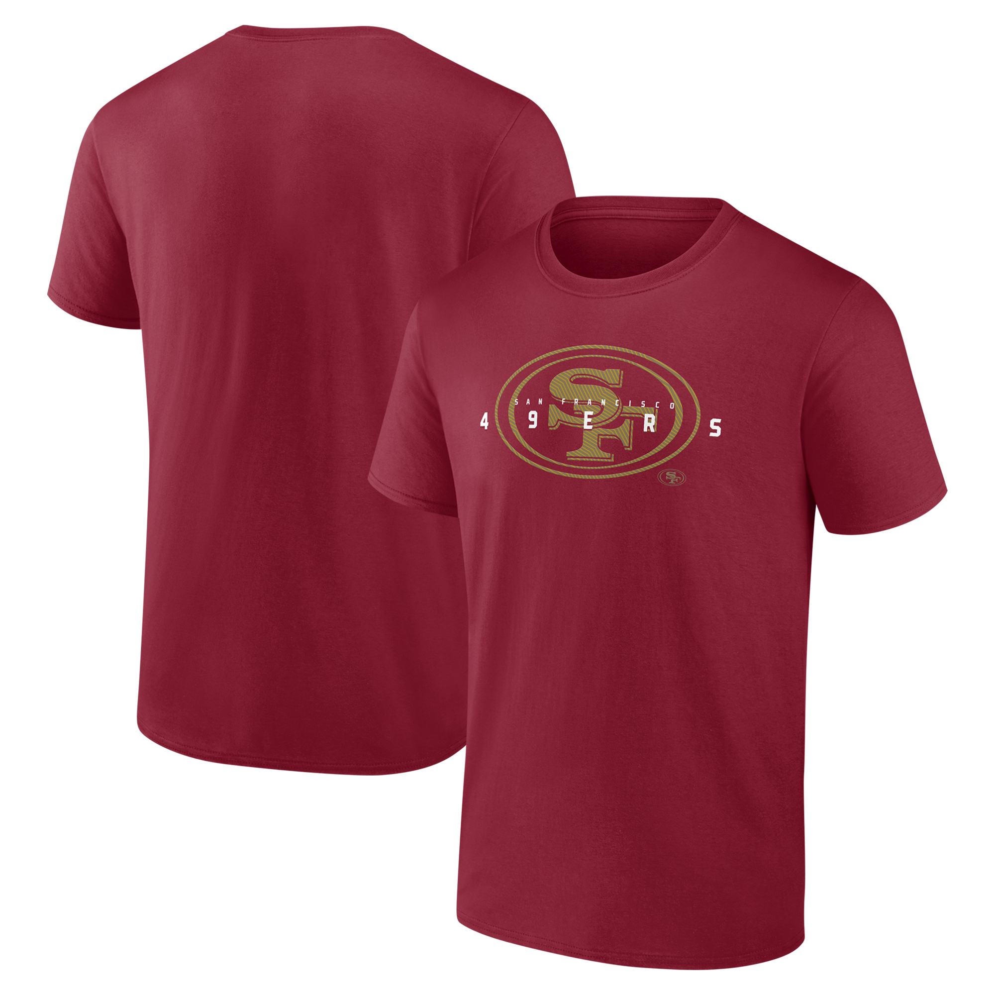 Men's Fanatics Scarlet San Francisco 49ers Coordinate T-Shirt