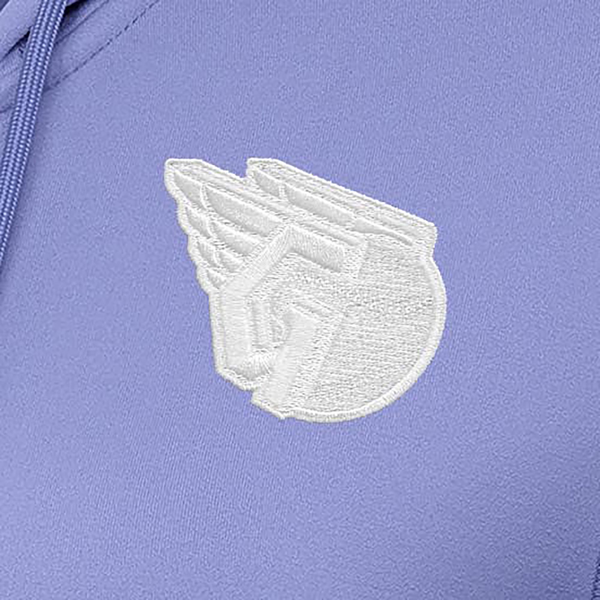 Women's Antigua Lavender Cleveland Guardians Advance Full-Zip Hoodie - Image 5