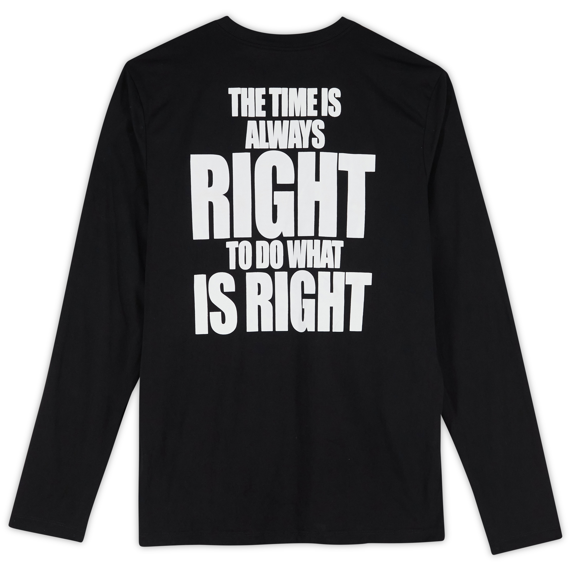 Trae Young Atlanta Hawks Player-Worn Black MLK Long Sleeve Shirt from the 2023-24 NBA Season - Image 9