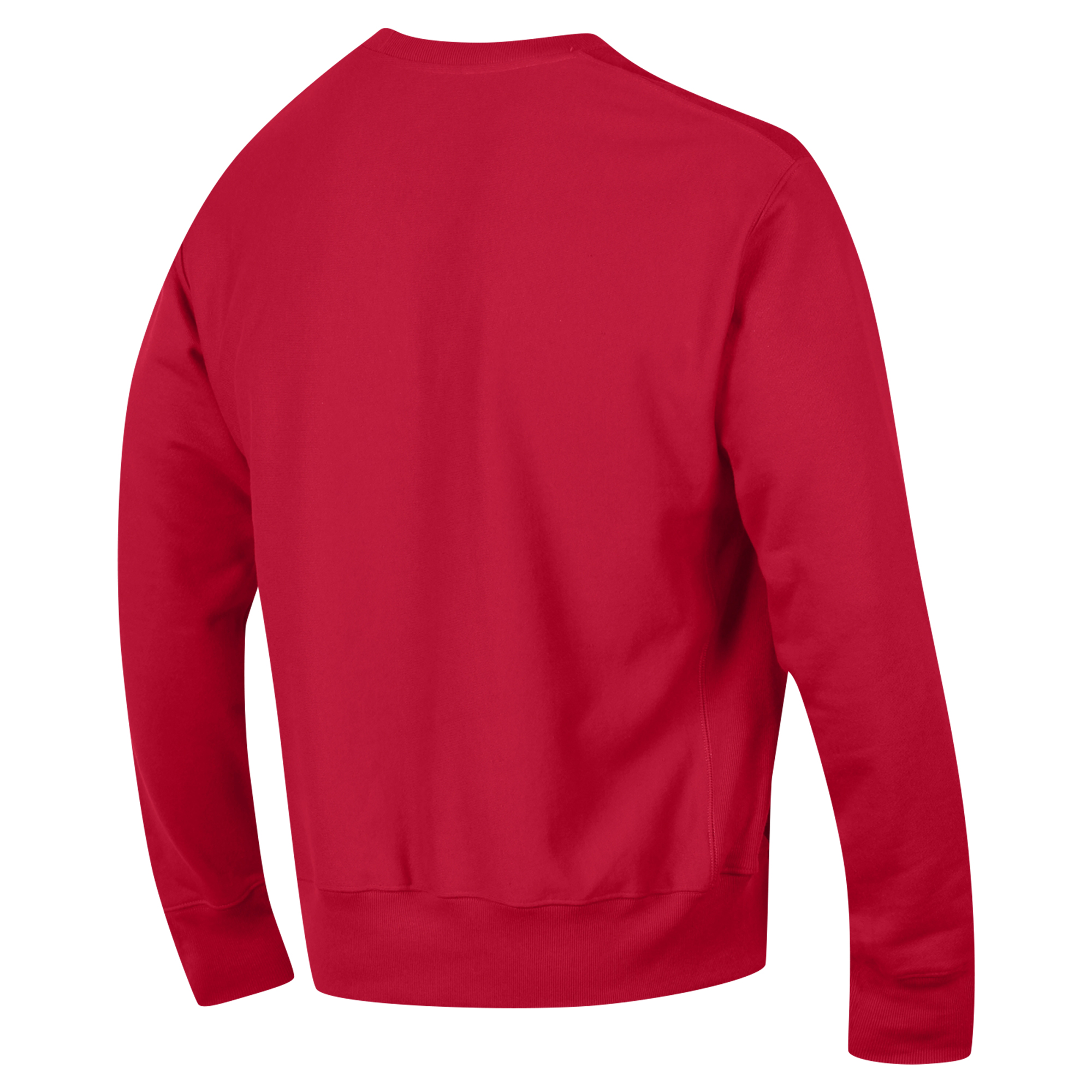 Men's Champion Red Louisville Cardinals Vault Late Night Reverse Weave Pullover Sweatshirt - Image 4