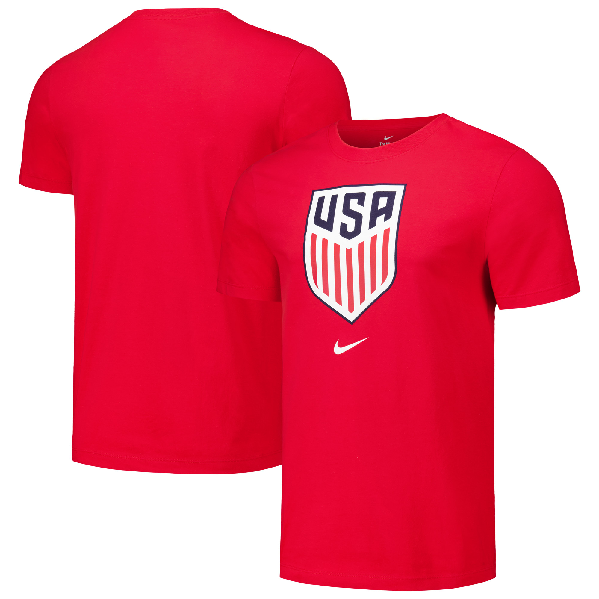 Men's Nike Red USMNT Crest Core T-Shirt