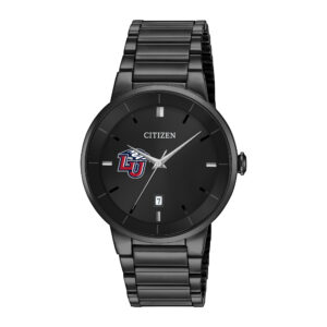 Men's Citizen Watch Liberty Flames Black Dial Stainless Steel Watch