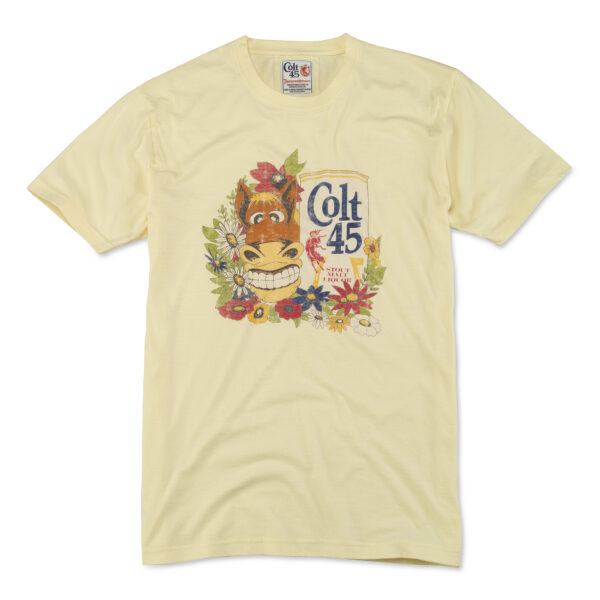 Men's American Needle Yellow Colt 45  Vin Fade T-Shirt - Image 6