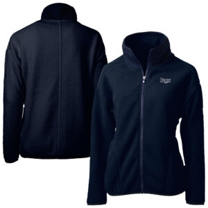 Women's Cutter & Buck Navy Tampa Bay Rays Cascade Eco Sherpa Fleece Full-Zip Jacket
