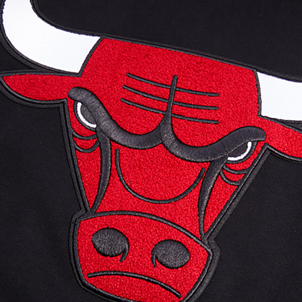 Men's Pro Standard Black Chicago Bulls Retro Classic Pullover Hoodie - Image 12