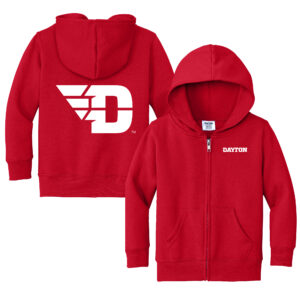 Toddler Chad & Jake  Red Dayton Flyers Logo Full-Zip Hoodie Jacket