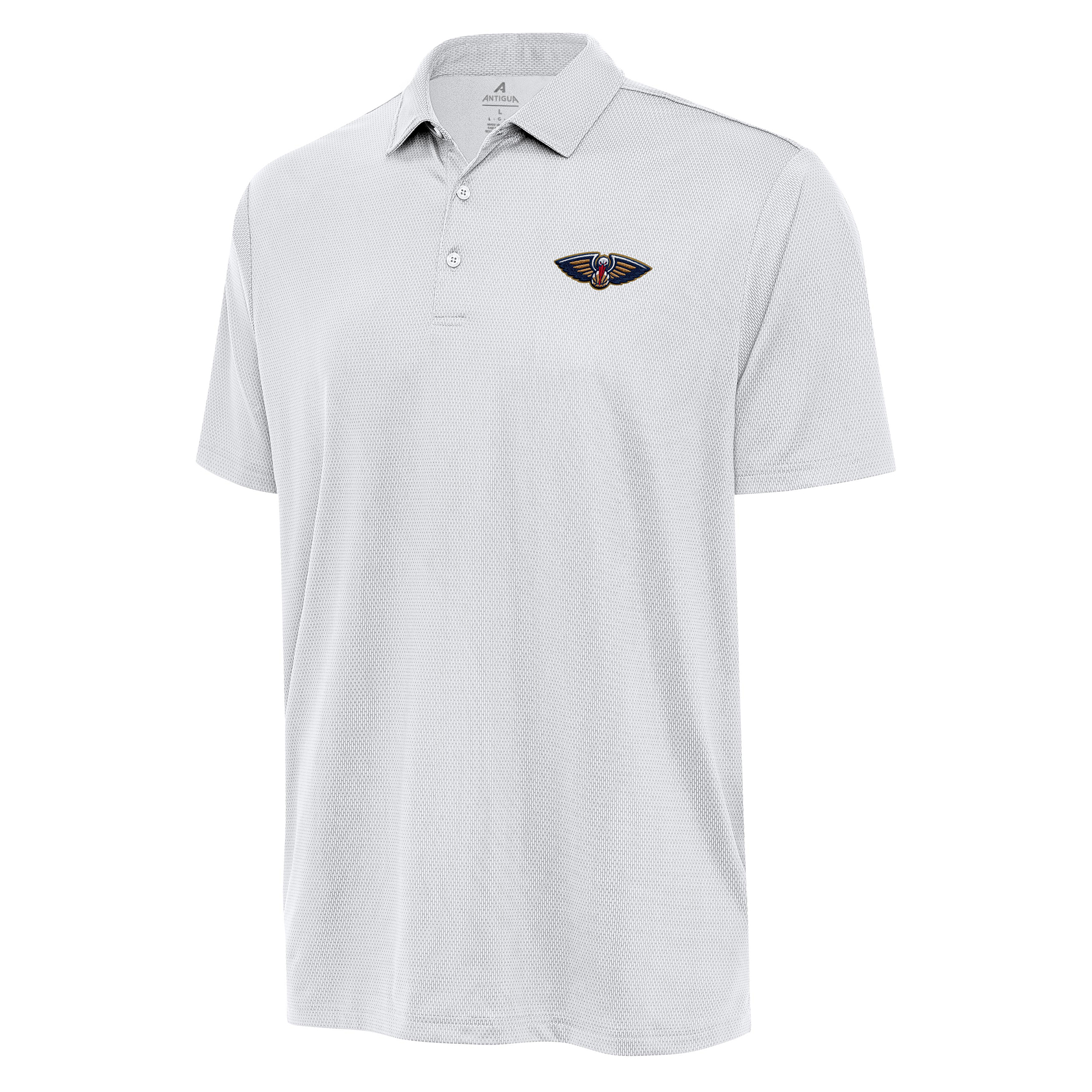 Men's Antigua White New Orleans Pelicans Big & Tall Ellipse Polo