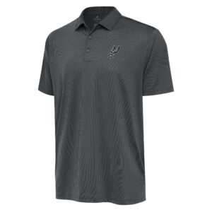 Men's Antigua Pewter San Antonio Spurs Ellipse Polo