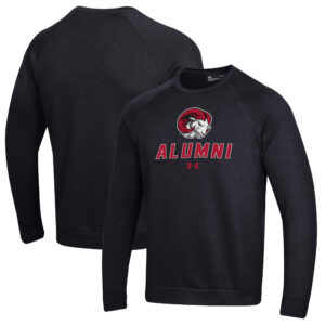 Men's Under Armour Black Winston-Salem State Rams Alumni Rival Fleece Pullover Sweatshirt