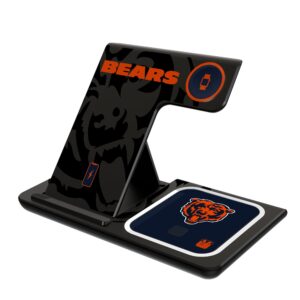 Keyscaper Chicago Bears 3-In-1 Wireless Charger