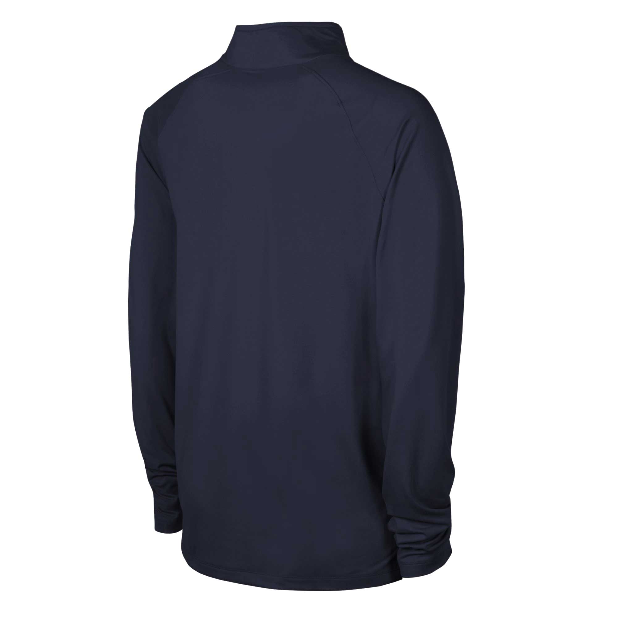 Men's Navy Tennessee Titans Combine Authentic Raglan Quarter-Zip Top - Image 7