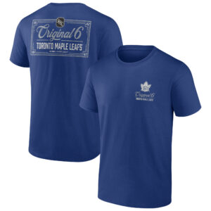 Men's Fanatics Blue Toronto Maple Leafs Original Six Label T-Shirt