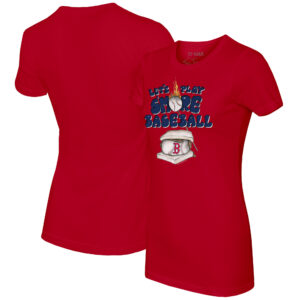 Women's Tiny Turnip Red Boston Red Sox Smores T-Shirt