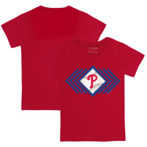 Infant Tiny Turnip Red Philadelphia Phillies Prism Arrows T-Shirt