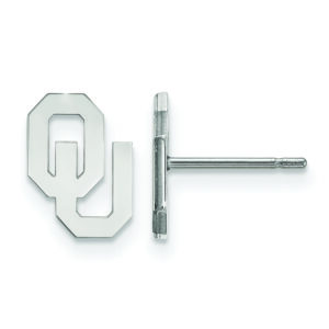 Women's Oklahoma Sooners Sterling Silver XS Post Earrings