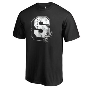 Men's Black San Antonio Spurs Letterman T-Shirt