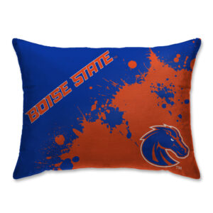 Royal Boise State Broncos 20'' x 26'' Splatter Print Plush Bed Pillow