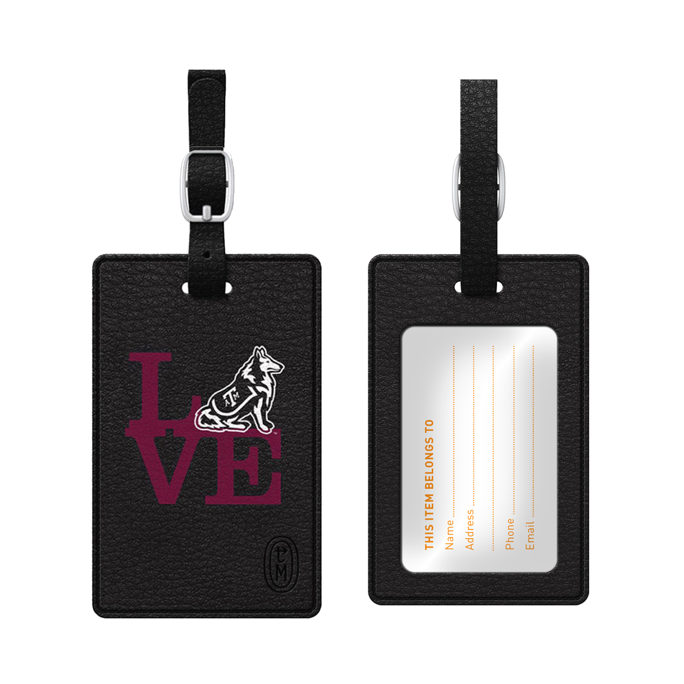 Black Texas A&M Aggies Love Bag Tag - Image 3