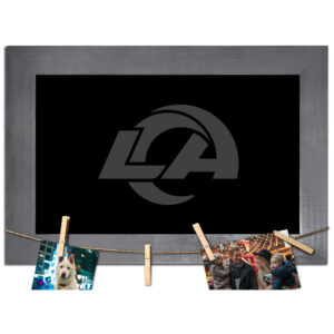 Los Angeles Rams 11" x 19" Blank Chalkboard with Frame & Clothespins Sign