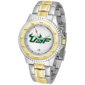 White South Florida Bulls Competitor Two-Tone Watch