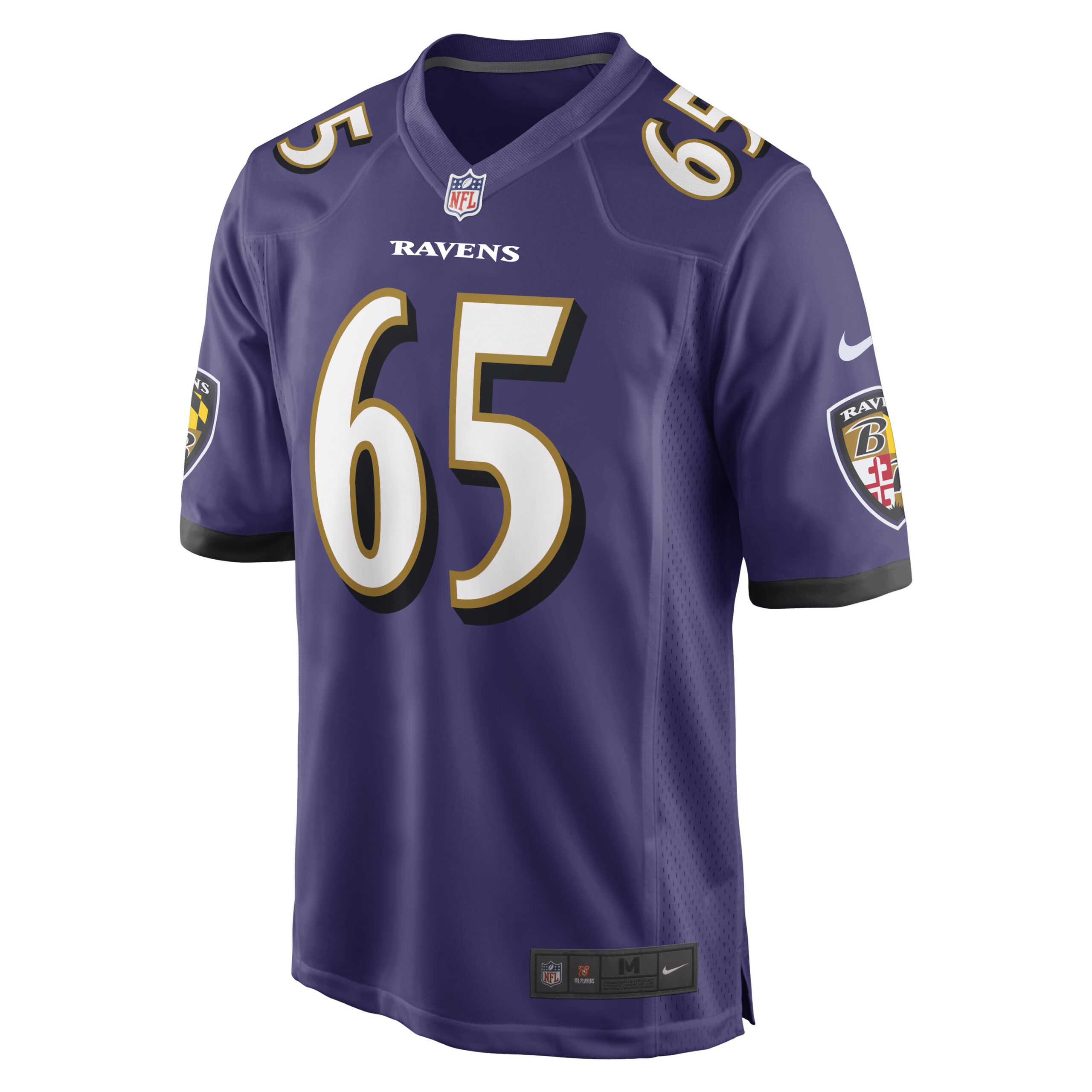 Men's Nike Patrick Mekari Purple Baltimore Ravens Game Player Jersey - Image 6