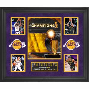 Los Angeles Lakers Framed 2020 NBA Finals Champions 5-Photo Collage