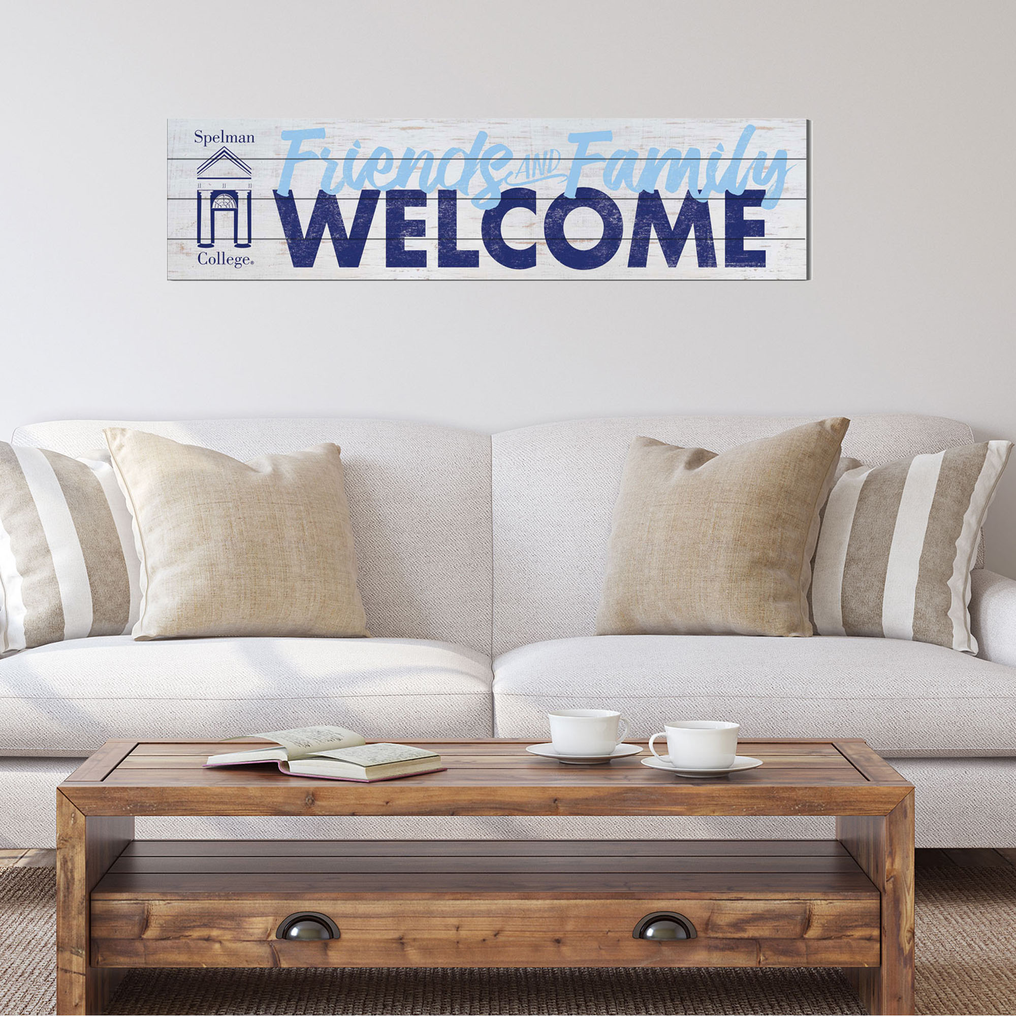 Spelman College Jaguars 10'' x 40'' Friends & Family Welcome Sign - Image 5