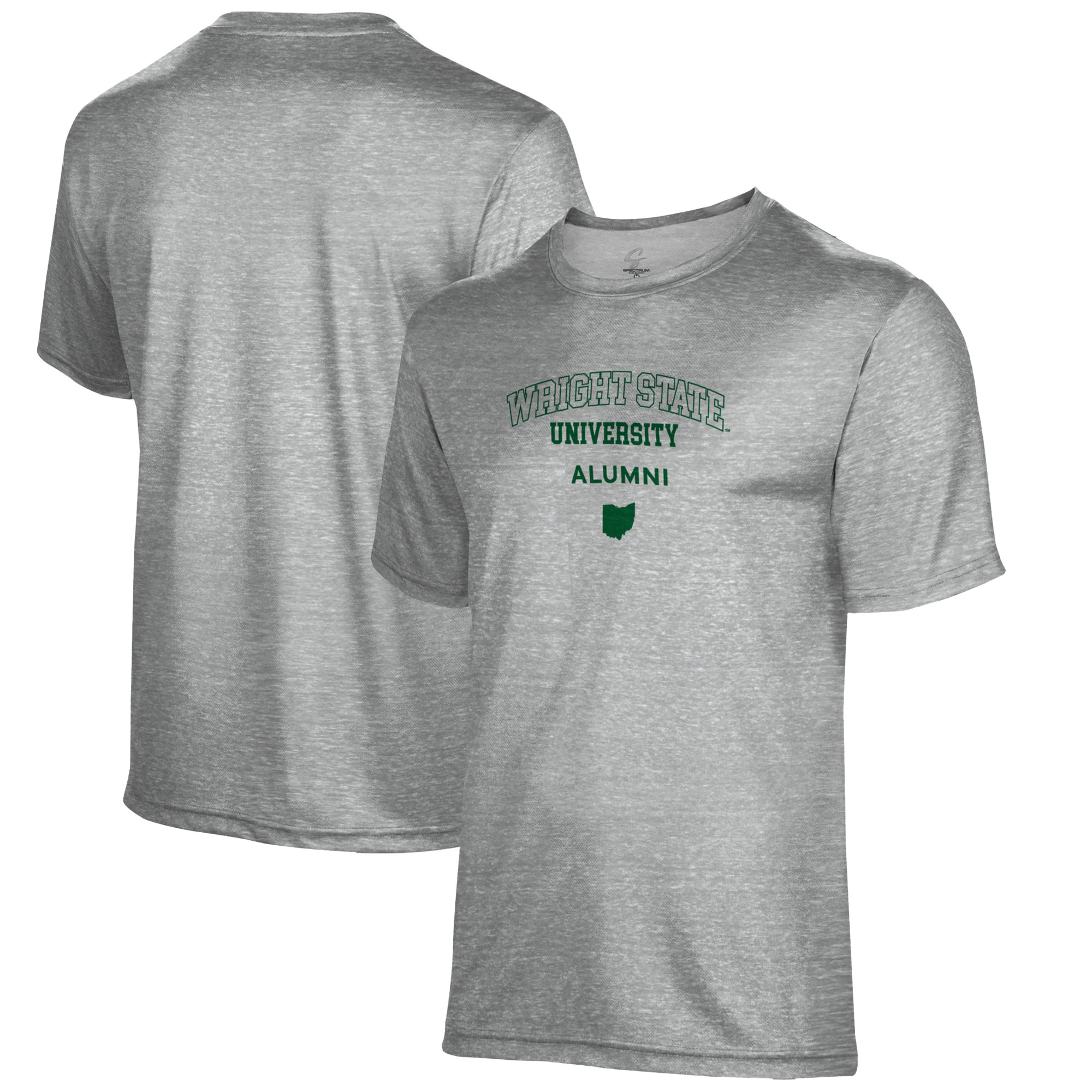 Men's Gray Wright State Raiders Alumni Name Drop T-Shirt