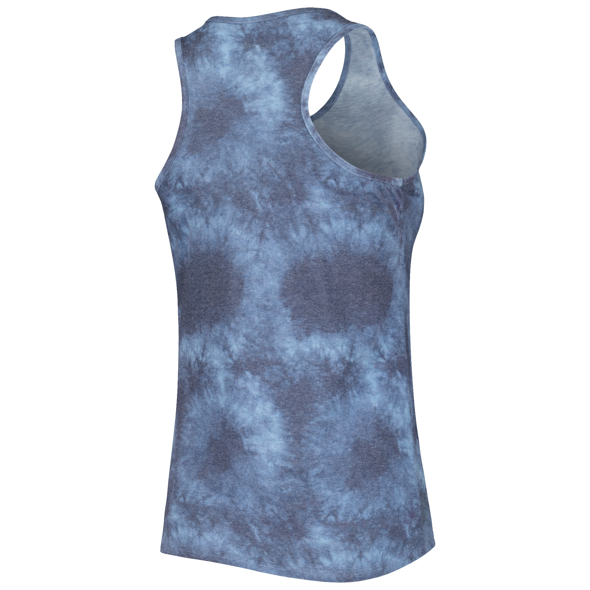 Women's Concepts Sport Navy Notre Dame Fighting Irish Billboard Tie-Dye Tank Top & Shorts Set - Image 4