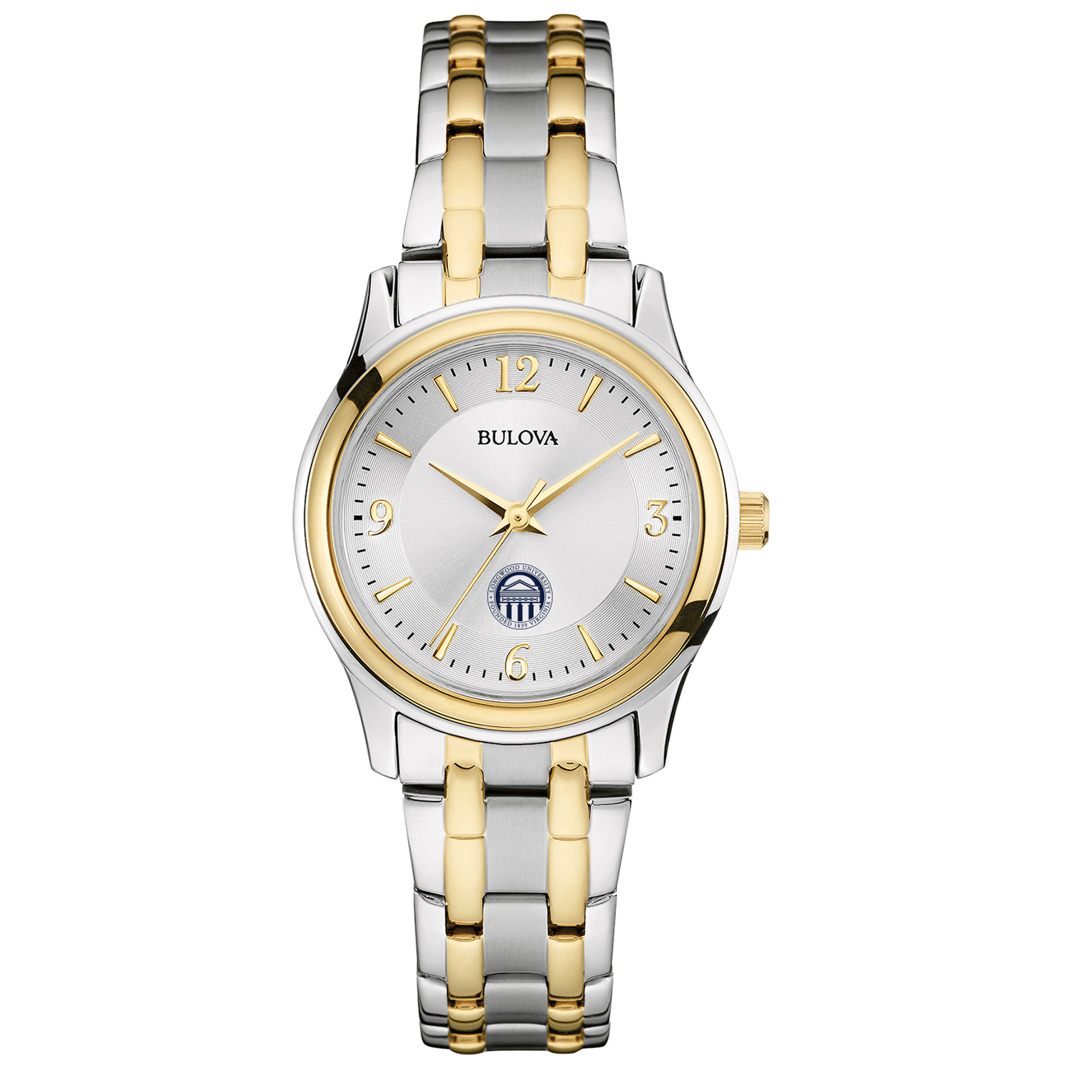 Women's Bulova Silver Longwood Lancers Classic Two-Tone Round Watch