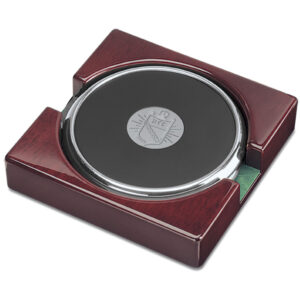 Silver Tennessee Chattanooga Mocs 2-Piece Coaster Set