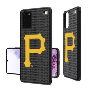 Pittsburgh Pirates Galaxy Text Backdrop Design Bump Case