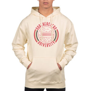 Men's Uscape Apparel Cream Northeastern Huskies Standard Pullover Hoodie