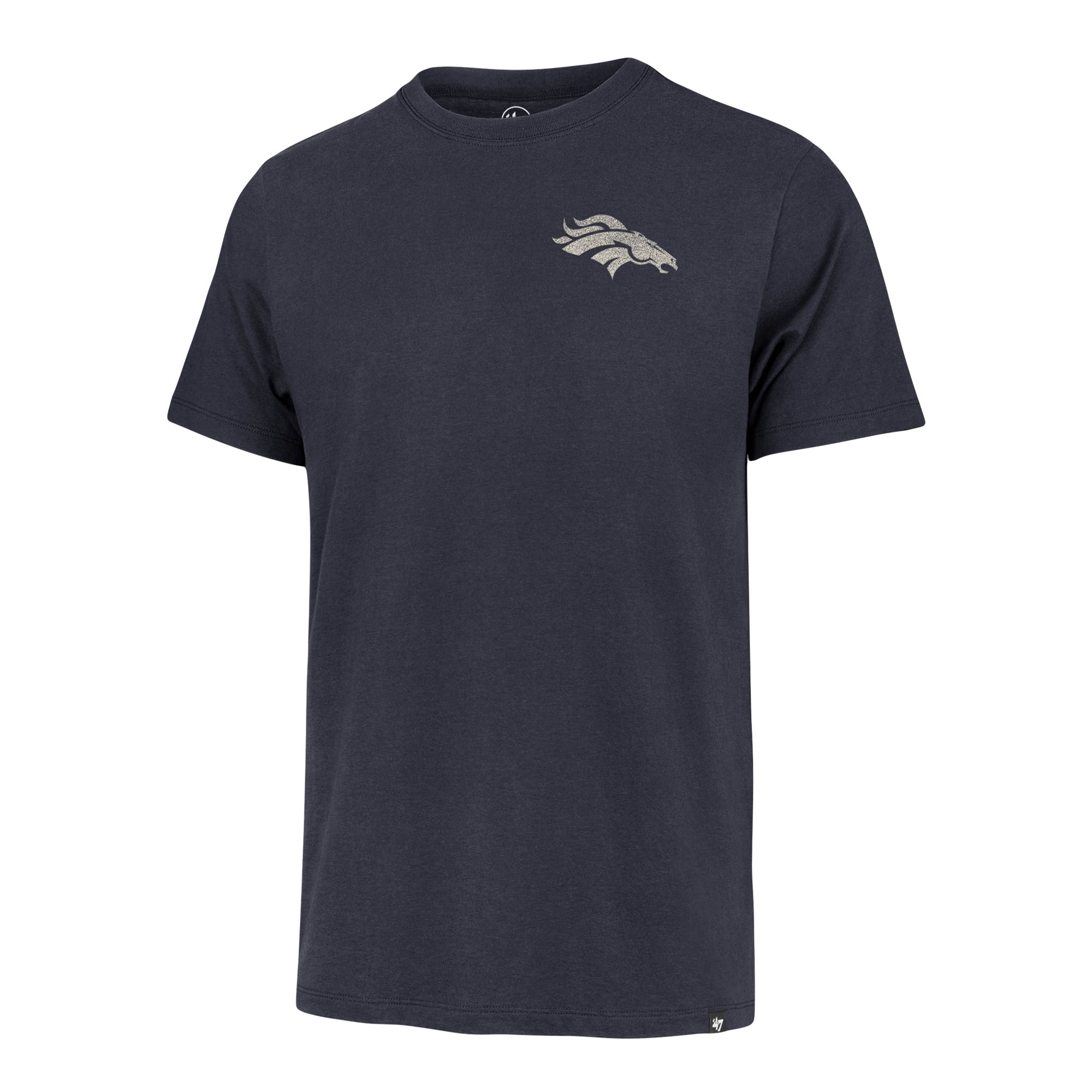 Men's '47 Navy Denver Broncos Turn Back Franklin T-Shirt - Image 3