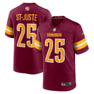 Men's Nike Benjamin St-Juste Burgundy Washington Commanders Player Game Jersey