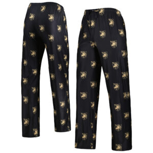 Men's Concepts Sport Black Army Black Knights Logo Flagship Allover Print Pants
