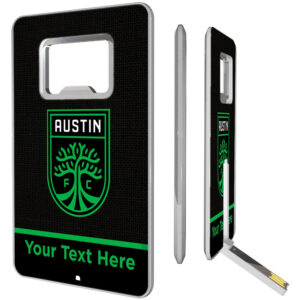 Austin FC Personalized Credit Card USB Drive & Bottle Opener