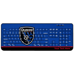San Jose Earthquakes Personalized Wireless Keyboard