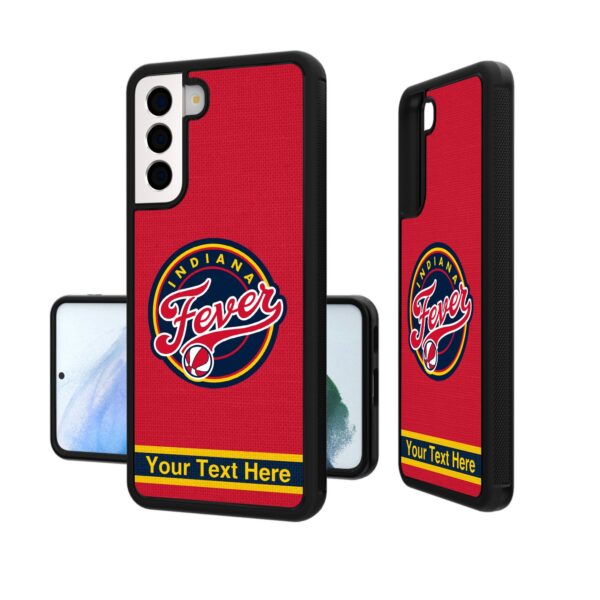 Indiana Fever Personalized Stripe Galaxy Bump Case