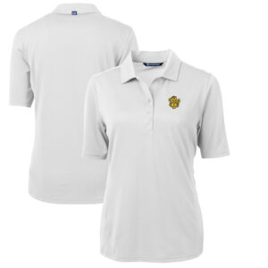 Women's Cutter & Buck White Missouri Tigers Team Virtue Eco Pique Recycled Polo