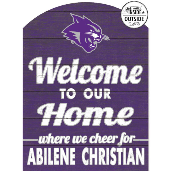 Abilene Christian University Wildcats 16'' x 22'' Indoor/Outdoor Marquee Sign