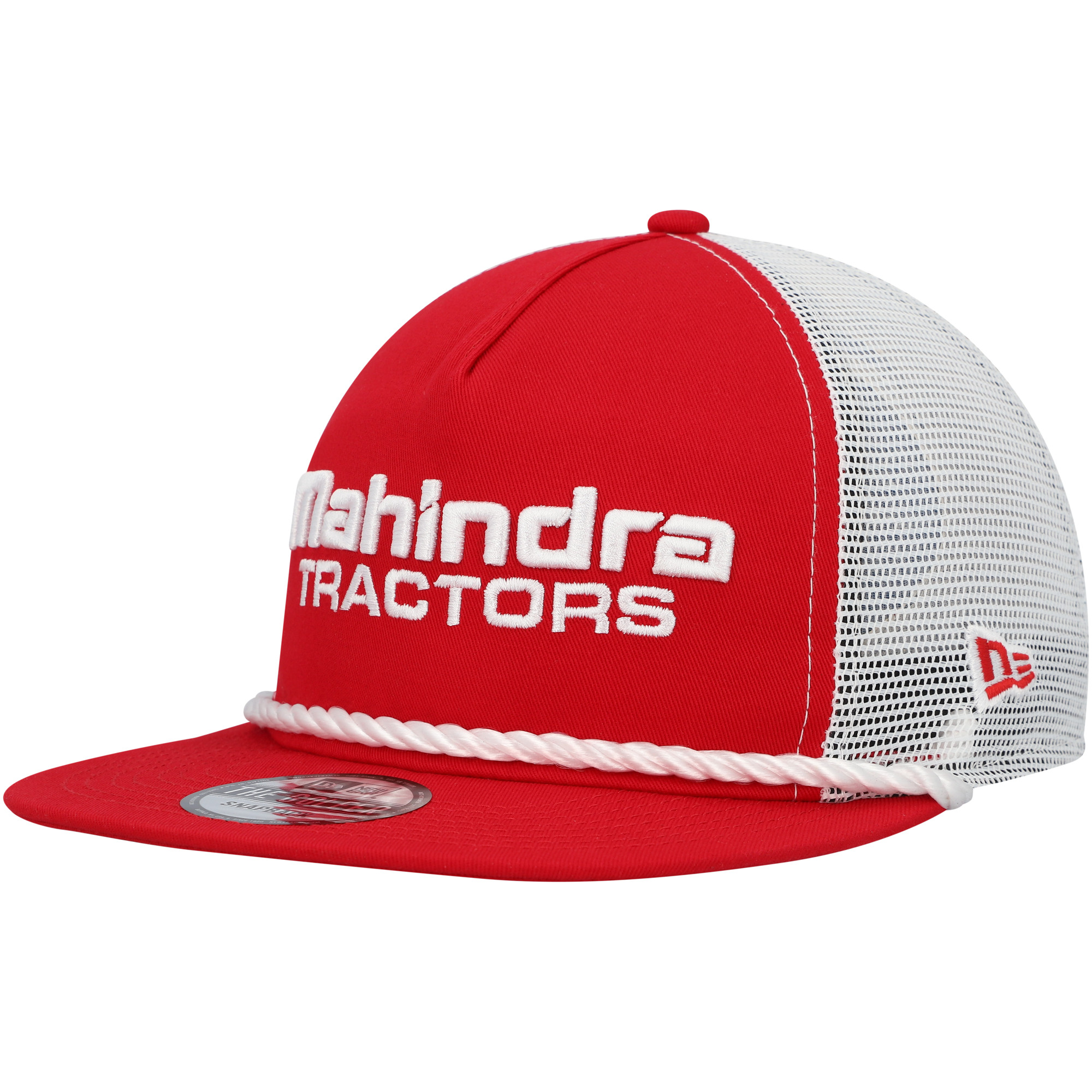 Men's New Era Red/White Chase Briscoe Mahindra Golfer Snapback Hat - Image 4