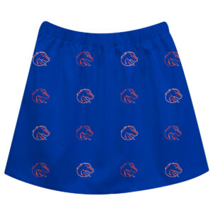 Girls Toddler Royal Boise State Broncos All Over Print Skirt