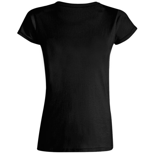 Women's Checkered Flag Black LEGACY Motor Club Team V-Neck T-Shirt - Image 7